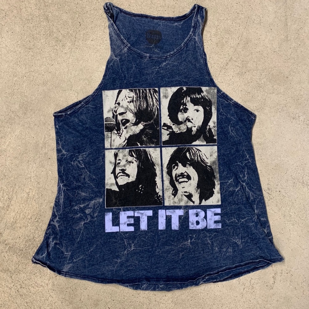 Beatles Let It Be Tank Top Size: S